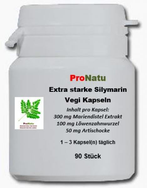 ProNatu Extra strong Silymarin Vegi capsules; 300mg